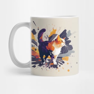 Graffiti Cat Mug